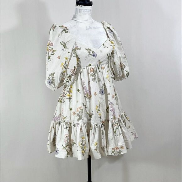 Zimmermann Jeannie Puff-Sleeve Minidress size 2/US size 6-8 - Picture 7 of 15